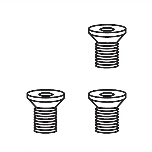 E-Way E-600MAX rear fender screws
